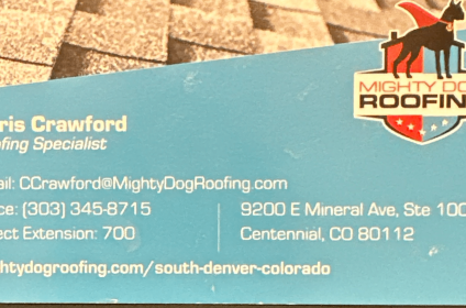 Mighty Dog Roofing - Business Card