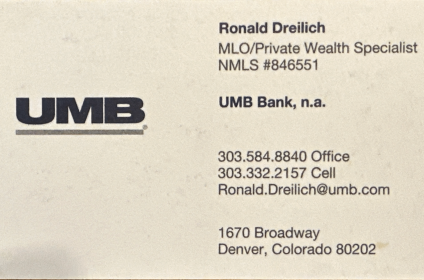 UMB Bank - Ron Dreilich