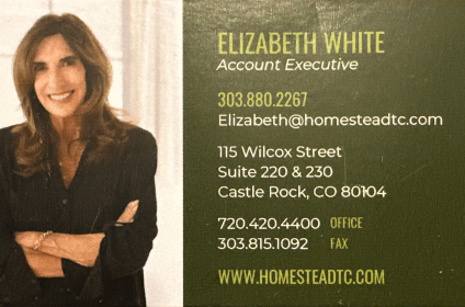Elizabeth - Homestead Title Business Card